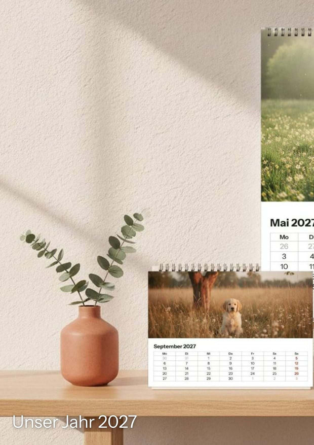 Beispiel-Titelseite im Design Pur, Fotokalender DIN A4 hoch